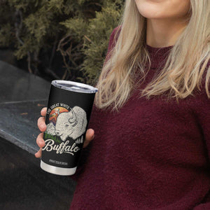 The Great White Buffalo Tumbler Cup Native American Sacred Spirit Animal TS11 Print Your Wear