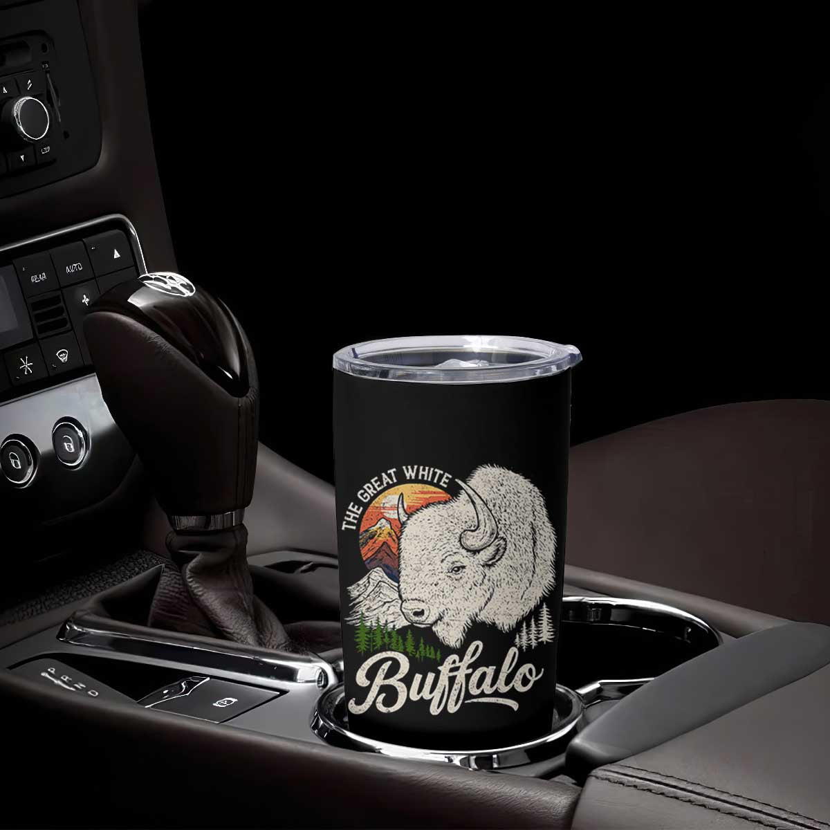 The Great White Buffalo Tumbler Cup Native American Sacred Spirit Animal TS11 Print Your Wear