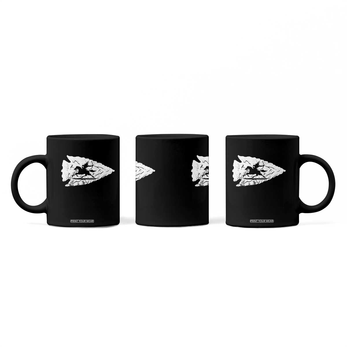 Arrowhead Hunter Indian Chief Relic Hunting Native American Coffee Mug TS11 Print Your Wear