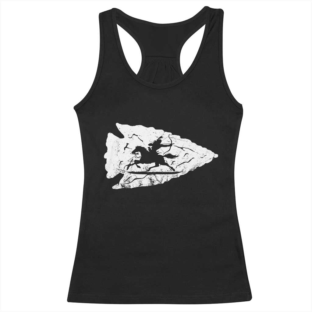 Arrowhead Hunter Indian Chief Relic Hunting Native American Racerback Tank Top TS11 Black Print Your Wear