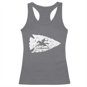Arrowhead Hunter Indian Chief Relic Hunting Native American Racerback Tank Top TS11 Charcoal Print Your Wear