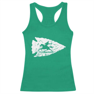 Arrowhead Hunter Indian Chief Relic Hunting Native American Racerback Tank Top TS11 Irish Green Print Your Wear