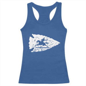 Arrowhead Hunter Indian Chief Relic Hunting Native American Racerback Tank Top TS11 Royal Blue Print Your Wear