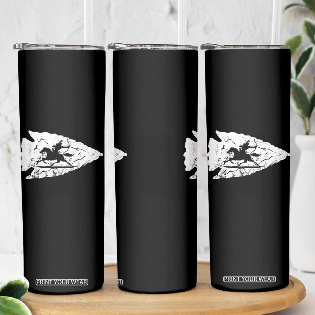 Arrowhead Hunter Indian Chief Relic Hunting Native American Skinny Tumbler TS11 Print Your Wear