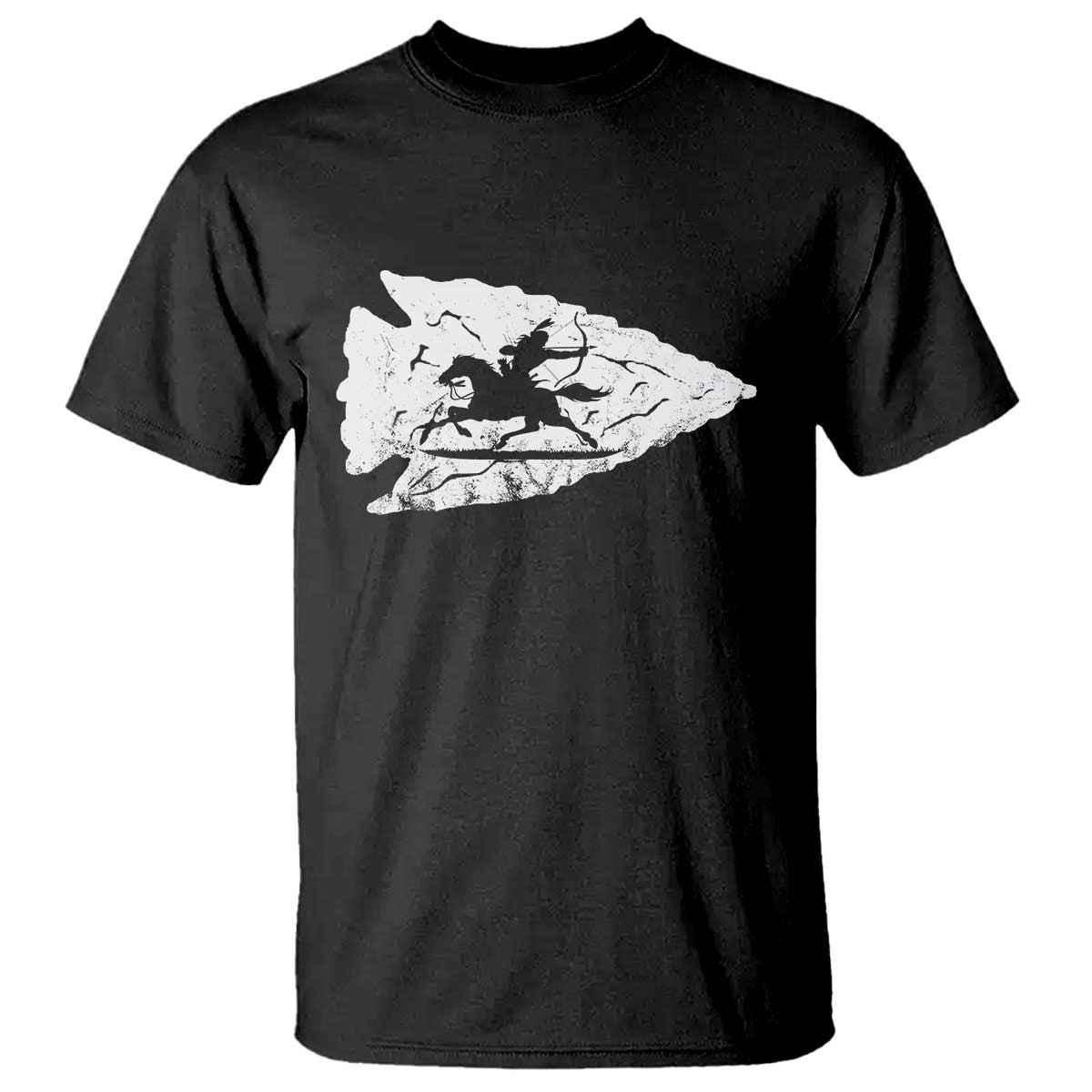 Arrowhead Hunter Indian Chief Relic Hunting Native American T Shirt TS11 Black Print Your Wear