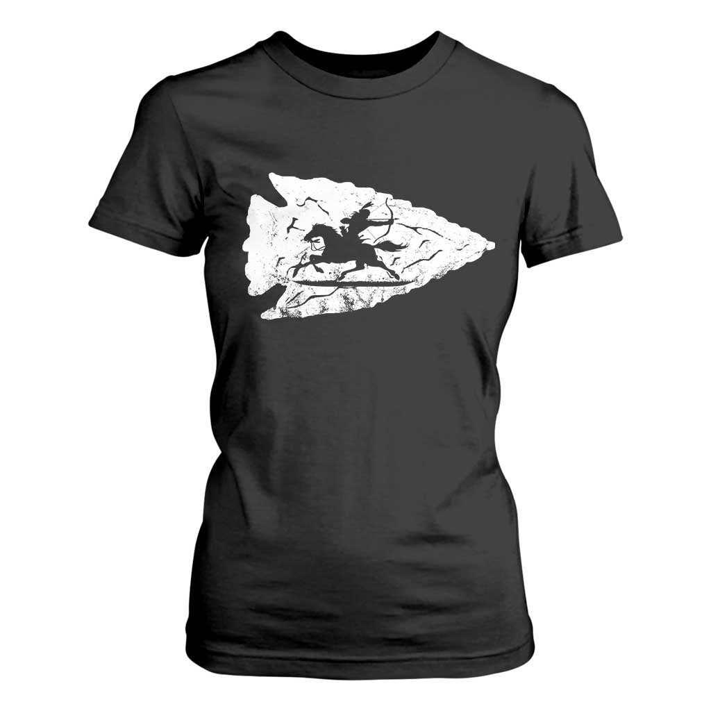 Arrowhead Hunter Indian Chief Relic Hunting Native American T Shirt For Women TS11 Black Print Your Wear