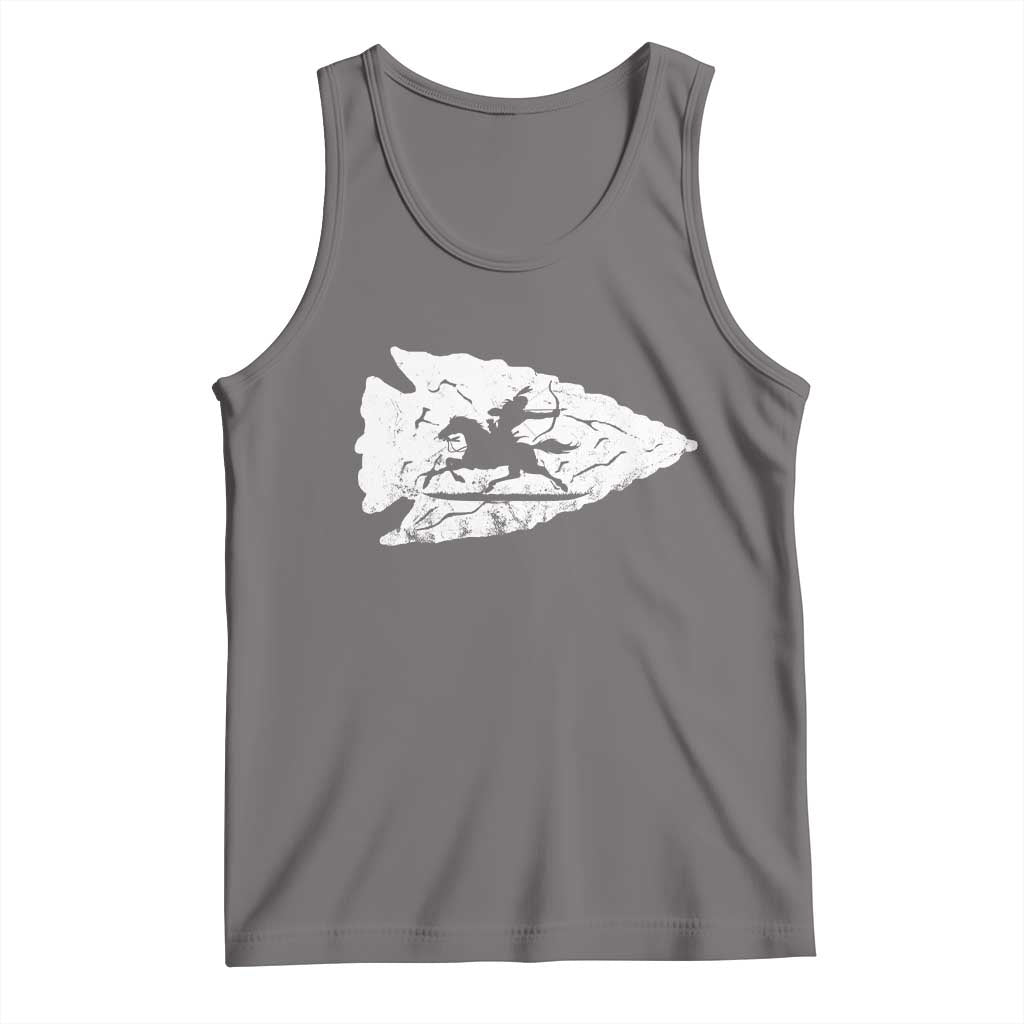 Arrowhead Hunter Indian Chief Relic Hunting Native American Tank Top TS11 Deep Heather Print Your Wear