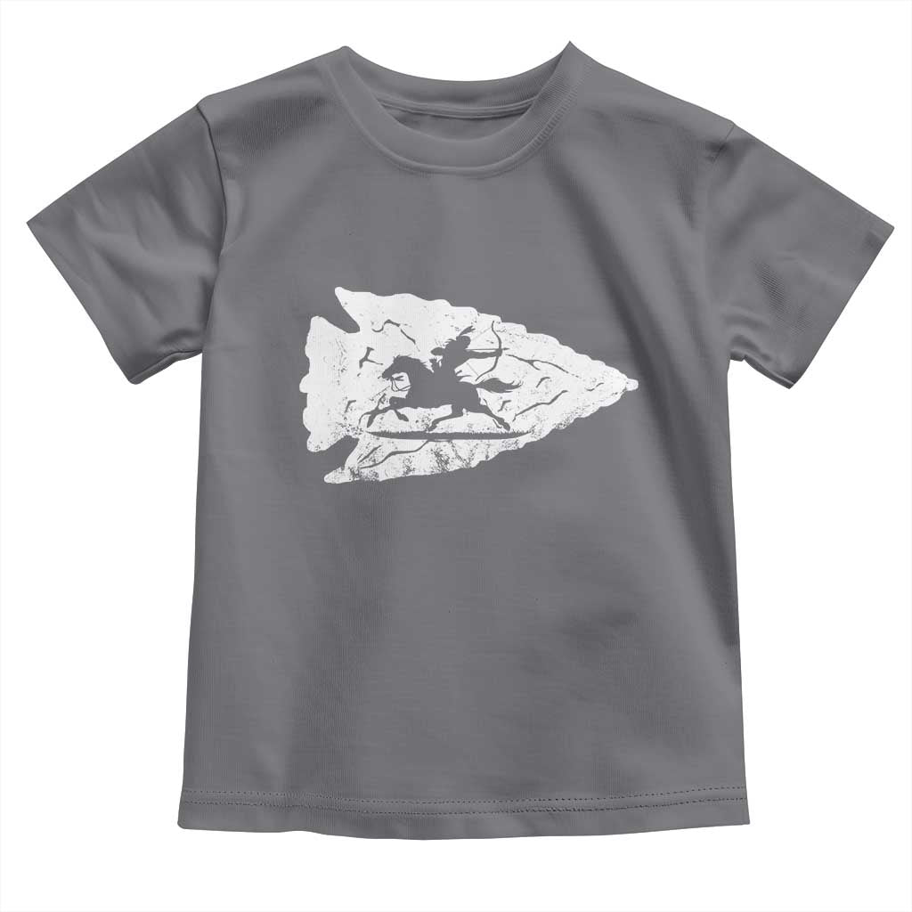 Arrowhead Hunter Indian Chief Relic Hunting Native American Toddler T Shirt TS11 Charcoal Print Your Wear