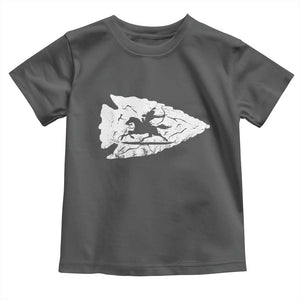 Arrowhead Hunter Indian Chief Relic Hunting Native American Toddler T Shirt TS11 Dark Heather Print Your Wear