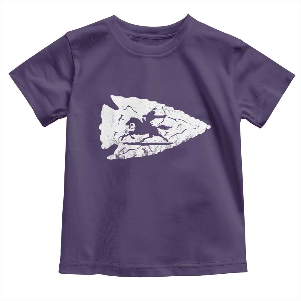 Arrowhead Hunter Indian Chief Relic Hunting Native American Toddler T Shirt TS11 Purple Print Your Wear