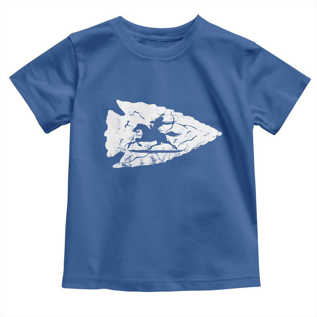 Arrowhead Hunter Indian Chief Relic Hunting Native American Toddler T Shirt TS11 Royal Blue Print Your Wear