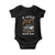 Funny Off Road Car Baby Onesie A Little Dirt Never Hurt Mudder Trail TS11 Black Print Your Wear