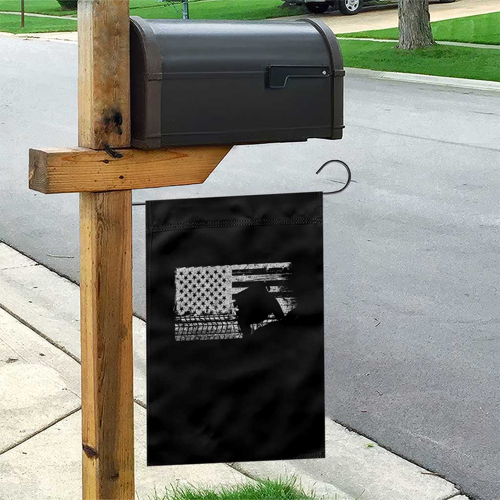 Off Road QUAD ATV Car Adventure Vintage American Flag Garden Flag TS11 Print Your Wear