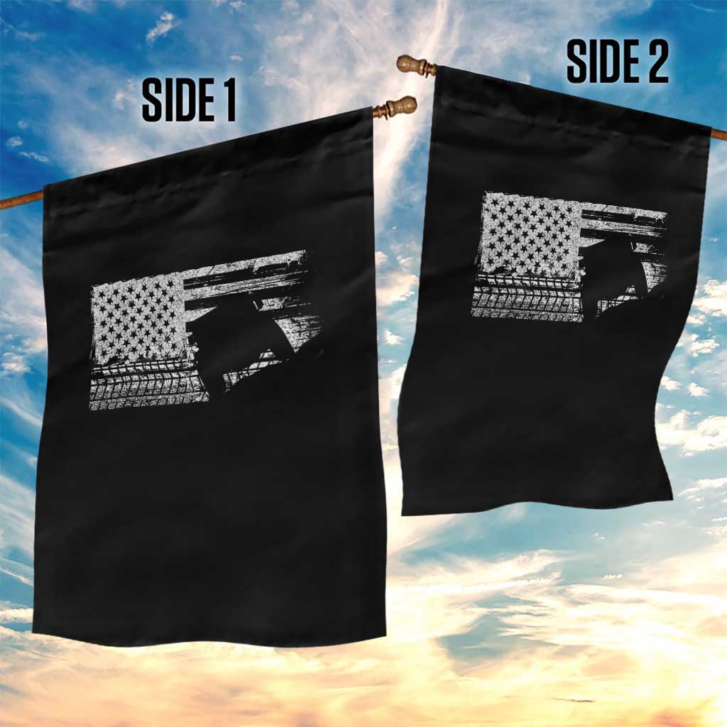 Off Road QUAD ATV Car Adventure Vintage American Flag Garden Flag TS11 Print Your Wear