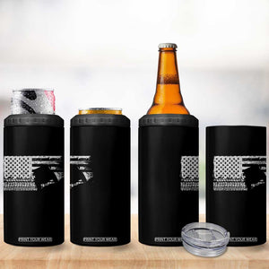 Off Road QUAD ATV Car Adventure Vintage American Flag 4 in 1 Can Cooler Tumbler TS11 Print Your Wear