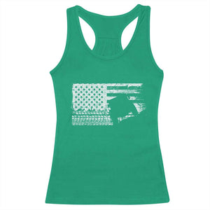 Off Road QUAD ATV Car Adventure Vintage American Flag Racerback Tank Top TS11 Irish Green Print Your Wear