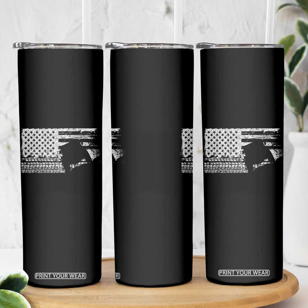 Off Road QUAD ATV Car Adventure Vintage American Flag Skinny Tumbler TS11 Print Your Wear