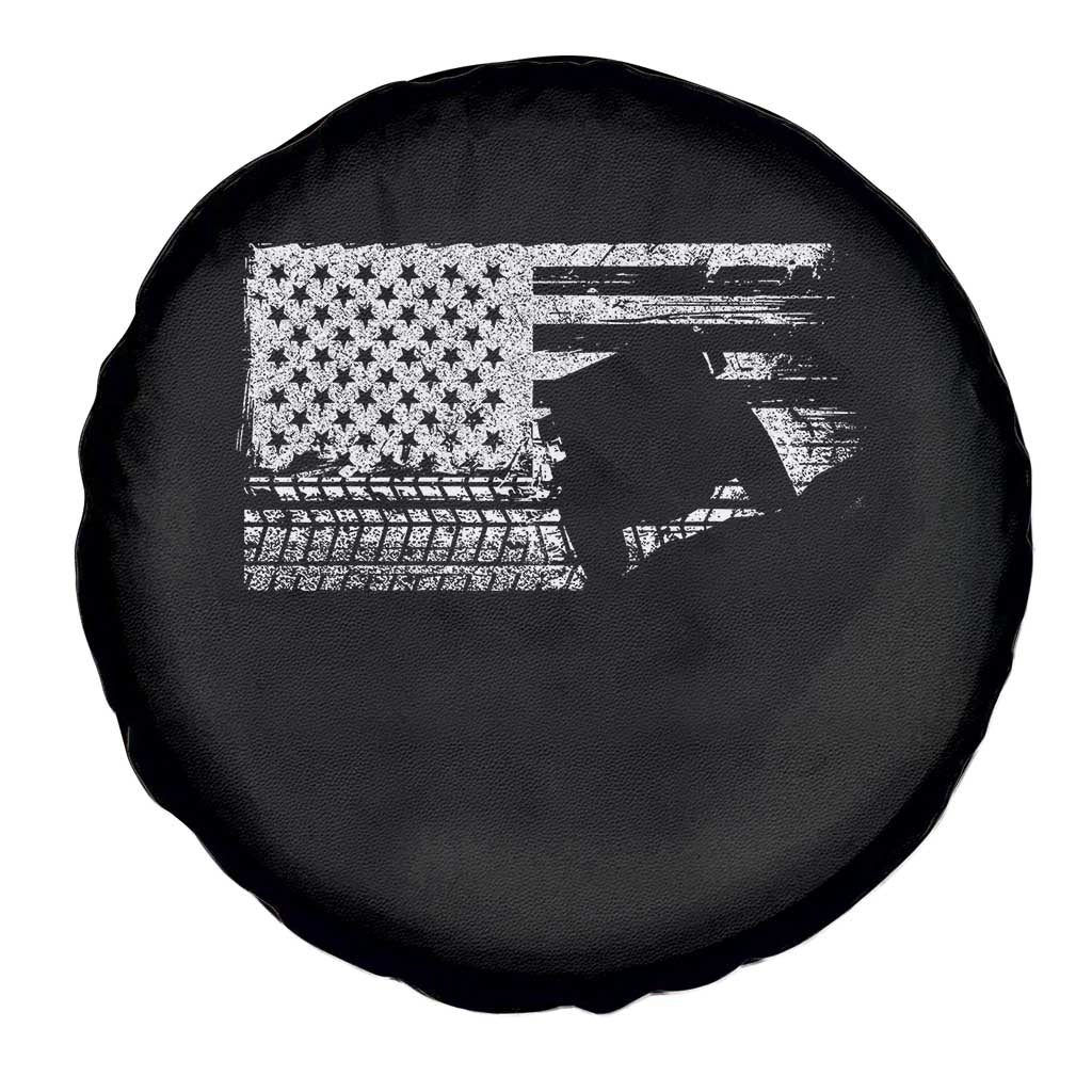 Off Road QUAD ATV Car Adventure Vintage American Flag Spare Tire Cover TS11 Print Your Wear