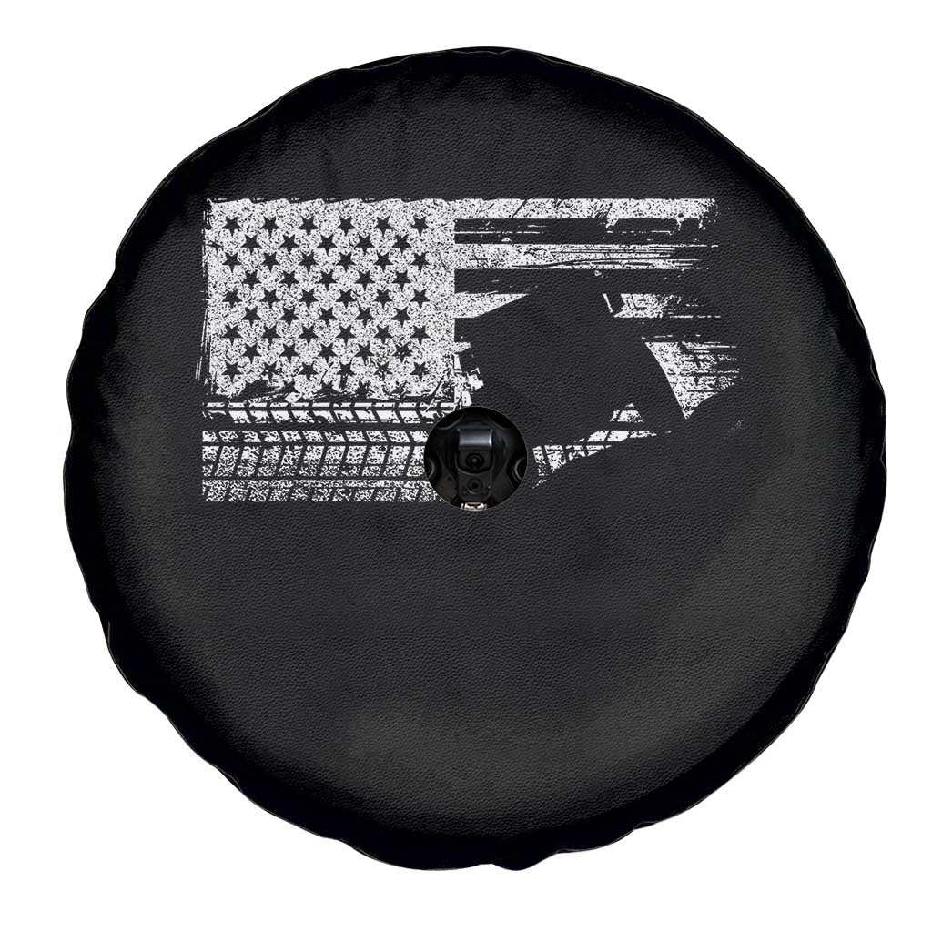 Off Road QUAD ATV Car Adventure Vintage American Flag Spare Tire Cover TS11 Print Your Wear