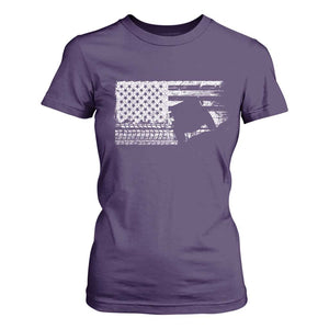 Off Road Quad ATV Car Adventure Vintage American Flag T Shirt For Women TS11 Purple Print Your Wear