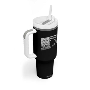 Off Road QUAD ATV Car Adventure Vintage American Flag Tumbler With Handle TS11 Print Your Wear