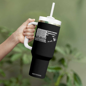 Off Road QUAD ATV Car Adventure Vintage American Flag Tumbler With Handle TS11 Print Your Wear