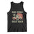 Funny Trump Make School Great Again Tank Top Back To School American Flag TS11 Black Print Your Wear