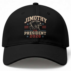 Jimothy For President 2028 Baseball Cap Funny Jimothy The Raccoon Seattle Trash Panda Meme