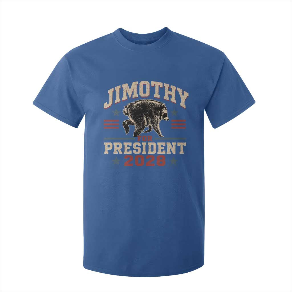 Jimothy For President 2028 T Shirt For Kid Funny Jimothy The Raccoon Seattle Trash Panda Meme