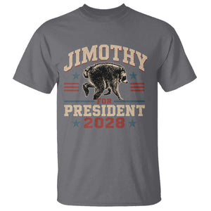 Jimothy For President 2028 T Shirt Funny Jimothy The Raccoon Seattle Trash Panda Meme