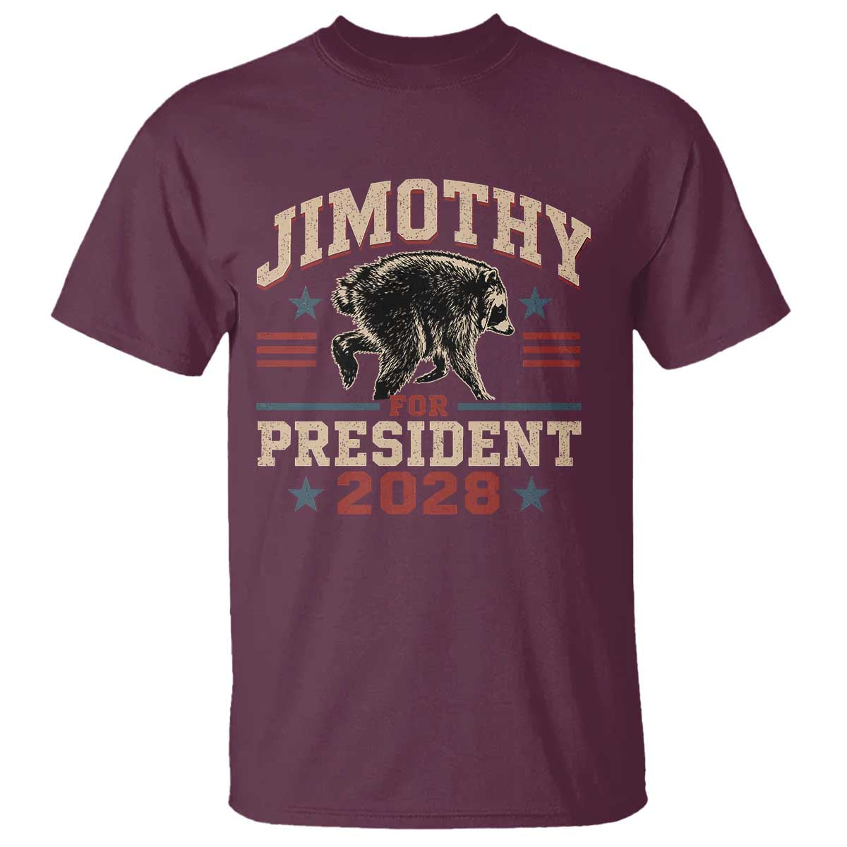 Jimothy For President 2028 T Shirt Funny Jimothy The Raccoon Seattle Trash Panda Meme