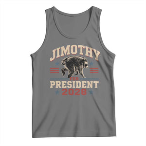 Jimothy For President 2028 Tank Top Funny Jimothy The Raccoon Seattle Trash Panda Meme