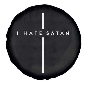 I Hate Satan Funny Christian Faith Statement Spare Tire Cover