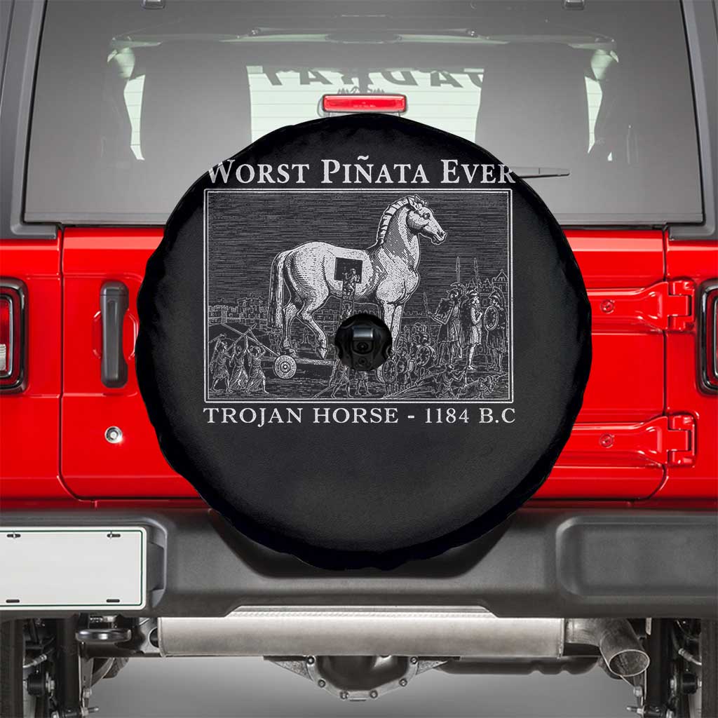 Worst Pinata Ever Trojan Horse Spare Tire Cover Funny Greek Mythology History