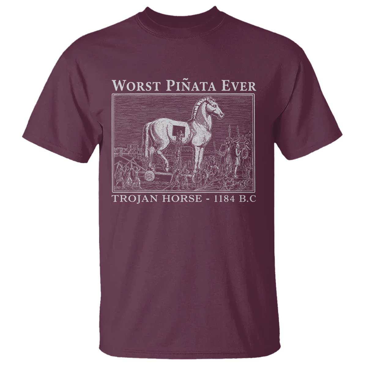 Worst Pinata Ever Trojan Horse T Shirt Funny Greek Mythology History