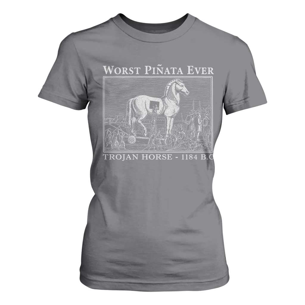 Worst Pinata Ever Trojan Horse T Shirt For Women Funny Greek Mythology History