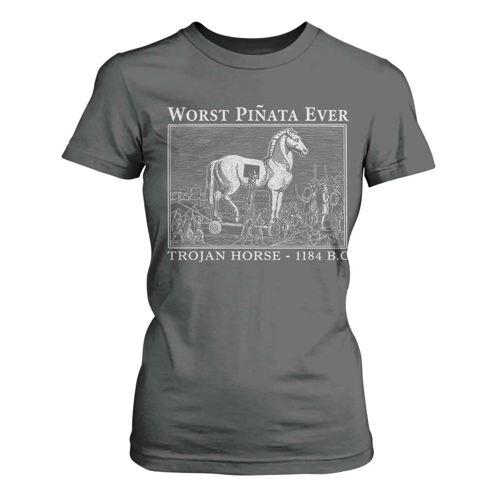 Worst Pinata Ever Trojan Horse T Shirt For Women Funny Greek Mythology History