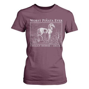 Worst Pinata Ever Trojan Horse T Shirt For Women Funny Greek Mythology History