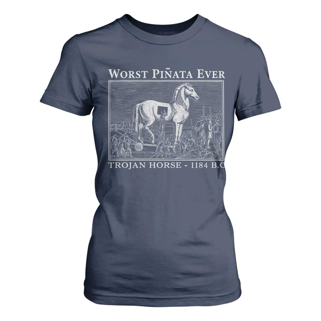 Worst Pinata Ever Trojan Horse T Shirt For Women Funny Greek Mythology History