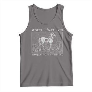 Worst Pinata Ever Trojan Horse Tank Top Funny Greek Mythology History