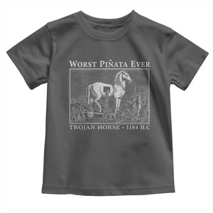 Worst Pinata Ever Trojan Horse Toddler T Shirt Funny Greek Mythology History