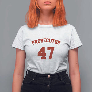 Harris Supporter T Shirt For Women Prosecutor 47 Kamala For President Sport 2024 US Elections TS11 White Print Your Wear