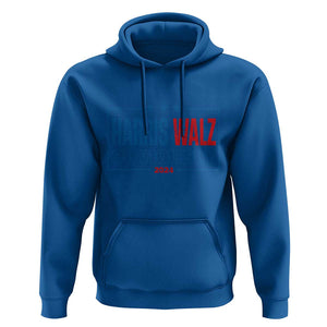 Kamala Walz Supporter Hoodie Harris Walz Obviously 2024 US Elections Star TS11 Royal Blue Print Your Wear