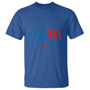 Kamala Walz Supporter T Shirt Harris Walz Obviously 2024 US Elections Star TS11 Royal Blue Print Your Wear