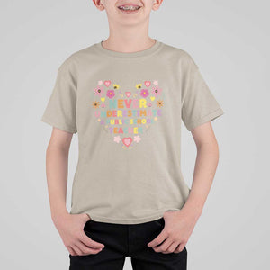 Harris Walz Supporter T Shirt For Kid Never Underestimate A Public School Teacher Flower Heart TS11 Sand Print Your Wear