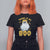Funny Trump Supporter 2024 T Shirt For Women Trump Is My Boo Halloween Ghost Bat Blond Hair TS11 Black Print Your Wear