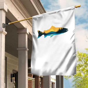 Trout Fly Fishing Outdoor Forest Mountain Nature Wildlife Fisherman Garden Flag TS11 Print Your Wear
