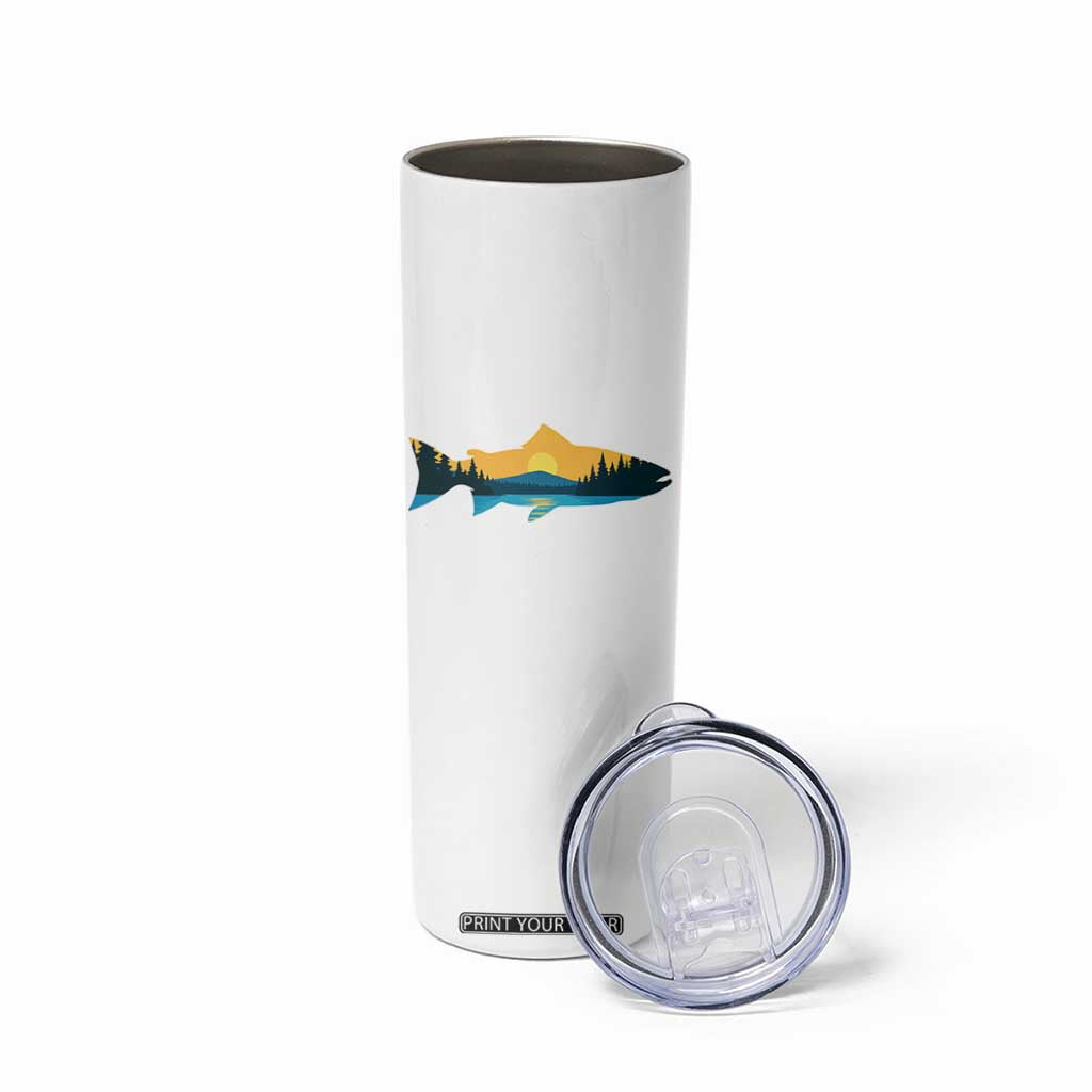 Trout Fly Fishing Outdoor Forest Mountain Nature Wildlife Fisherman Skinny Tumbler TS11 Print Your Wear
