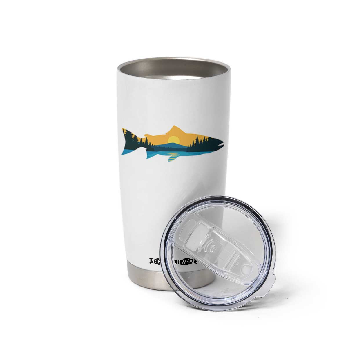 Trout Fly Fishing Outdoor Forest Mountain Nature Wildlife Fisherman Tumbler Cup TS11 Print Your Wear