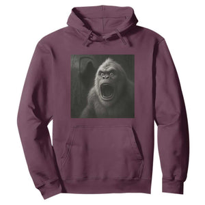 Funny Bigfoot Sasquatch Halloween The Grim Reaper Hoodie TS11 Maroon Print Your Wear